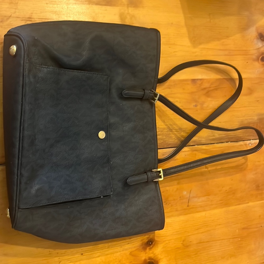 Large navy blue Michael Kors bag